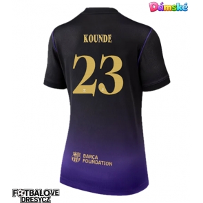 Barcelona Jules Kounde #23 Dámské Venkovní Dres 2026-27 Krátký Rukáv Barcelona Jules Kounde #23 Dámské Venkovní Dres 2026-27 Krátký Rukáv
